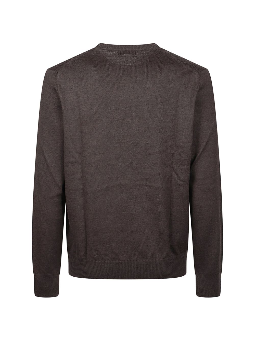 Maglione girocollo marrone 