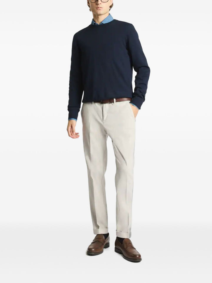 Maglione blu in lana 
