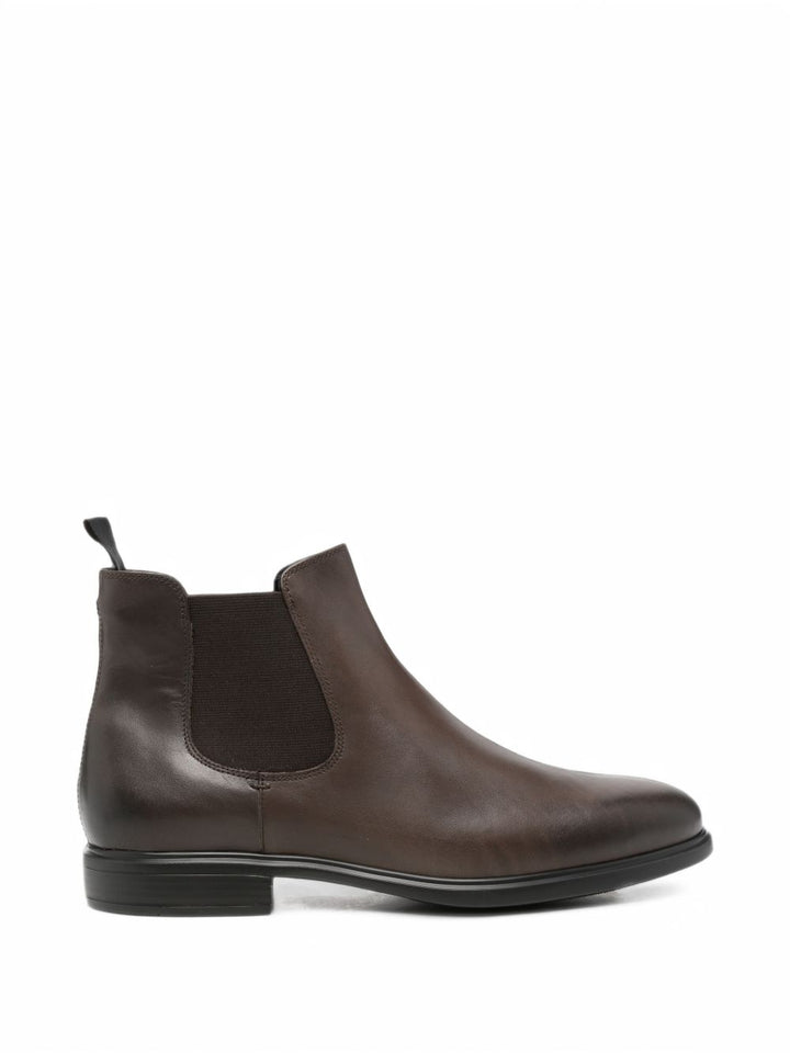 Polacchine Chelsea in pelle marrone scuro 