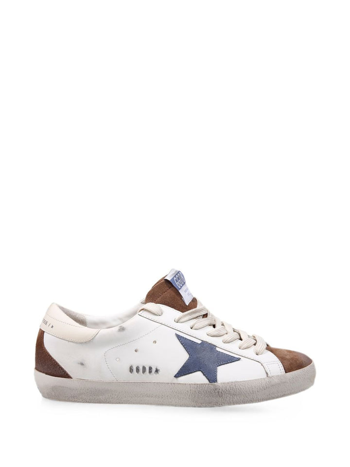 Sneakers bianche Super Star in pelle 