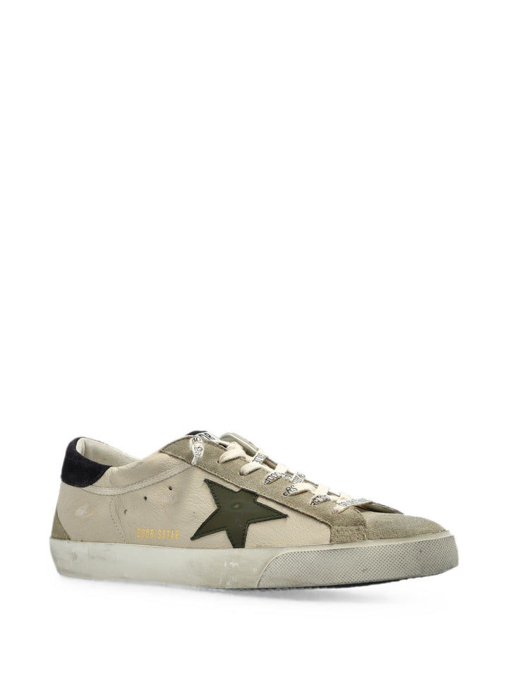 Sneakers beige Super Star in pelle 