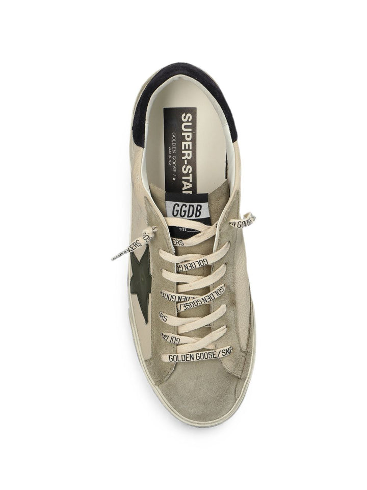 Sneakers beige Super Star in pelle 