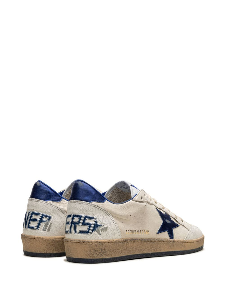 Sneakers Ball Star bianche e blu con dettaglio stella 