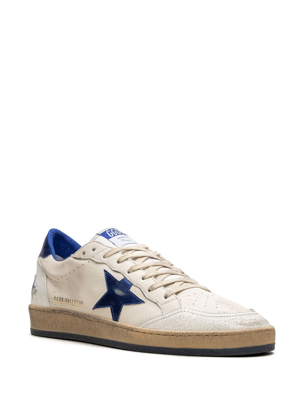 Sneakers Ball Star bianche e blu con dettaglio stella 