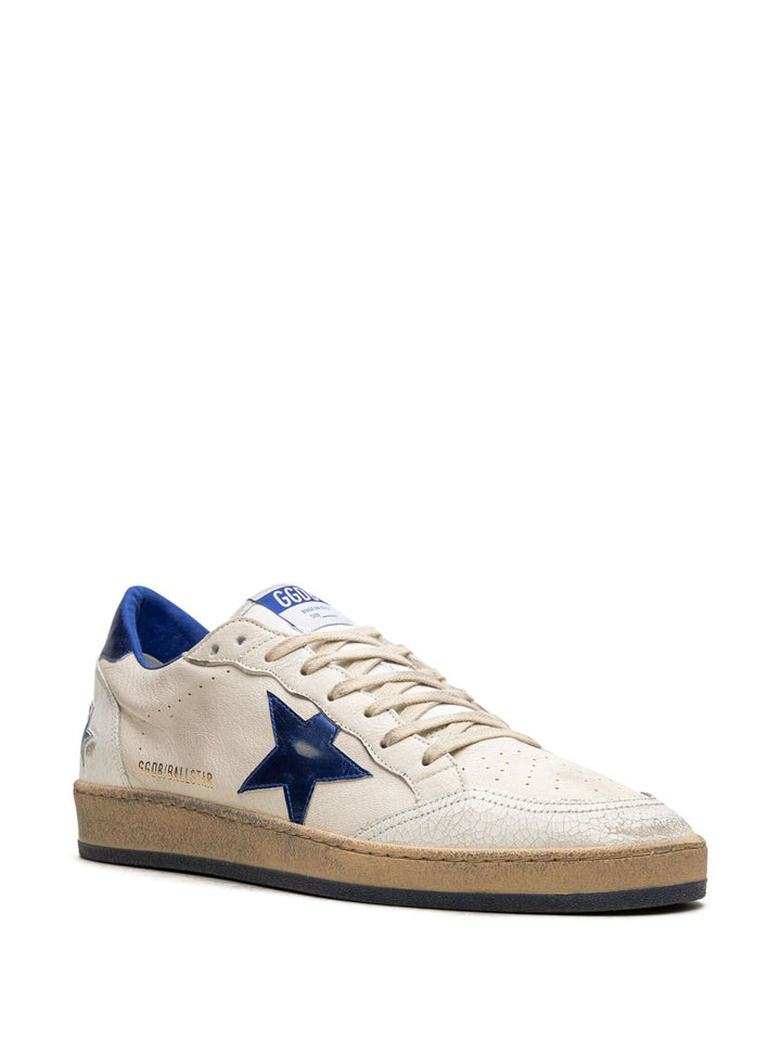 Sneakers Ball Star bianche e blu con dettaglio stella 