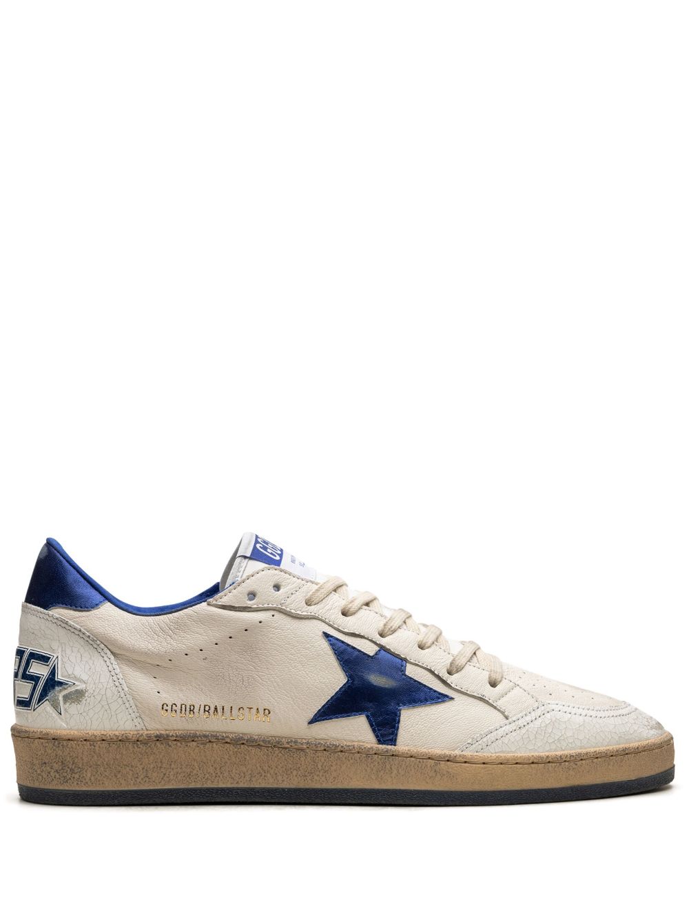 Sneakers Ball Star bianche e blu con dettaglio stella 