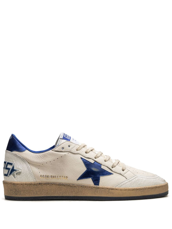 Sneakers Ball Star bianche e blu con dettaglio stella 