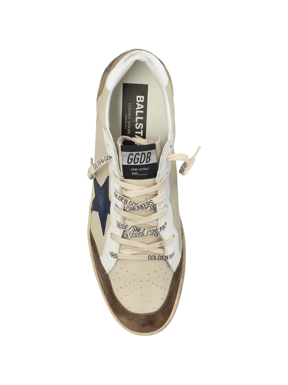 Sneakers beige Ball Star con applicazione 