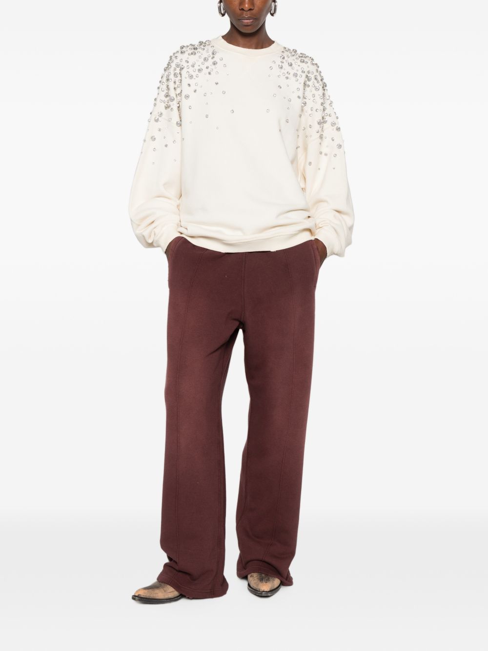 Pantaloni sportivi rosso vino Star 