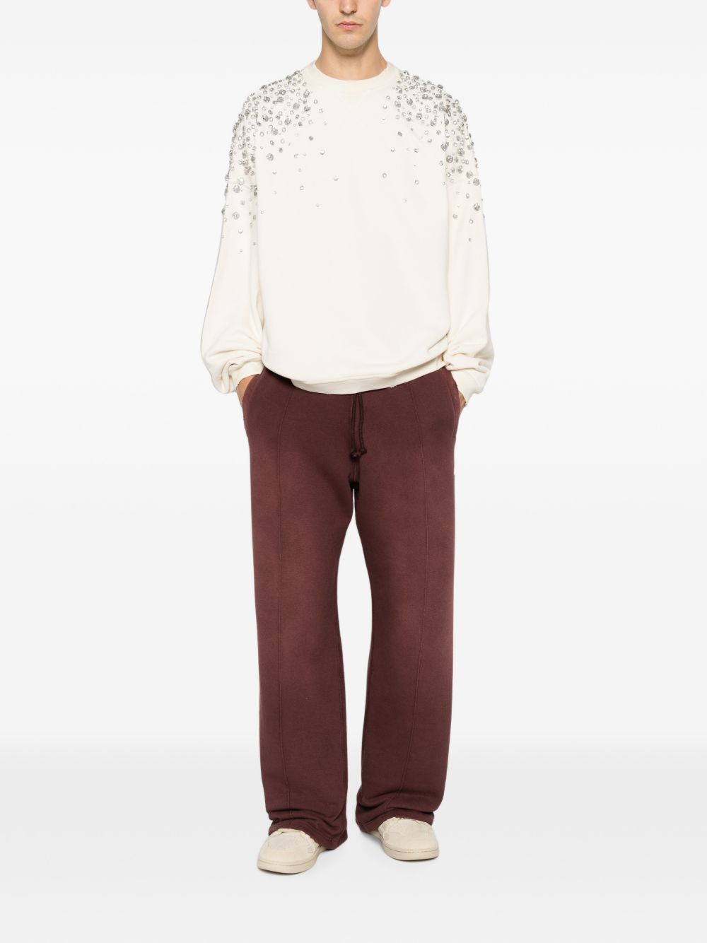 Pantaloni sportivi rosso vino Star 