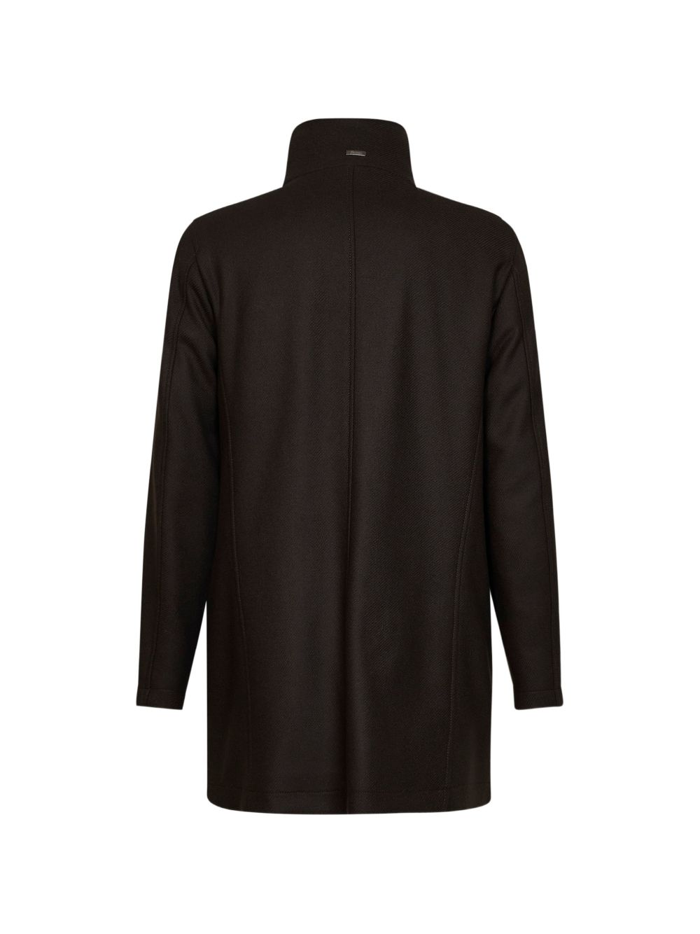 Cappotto marrone scuro monopetto 