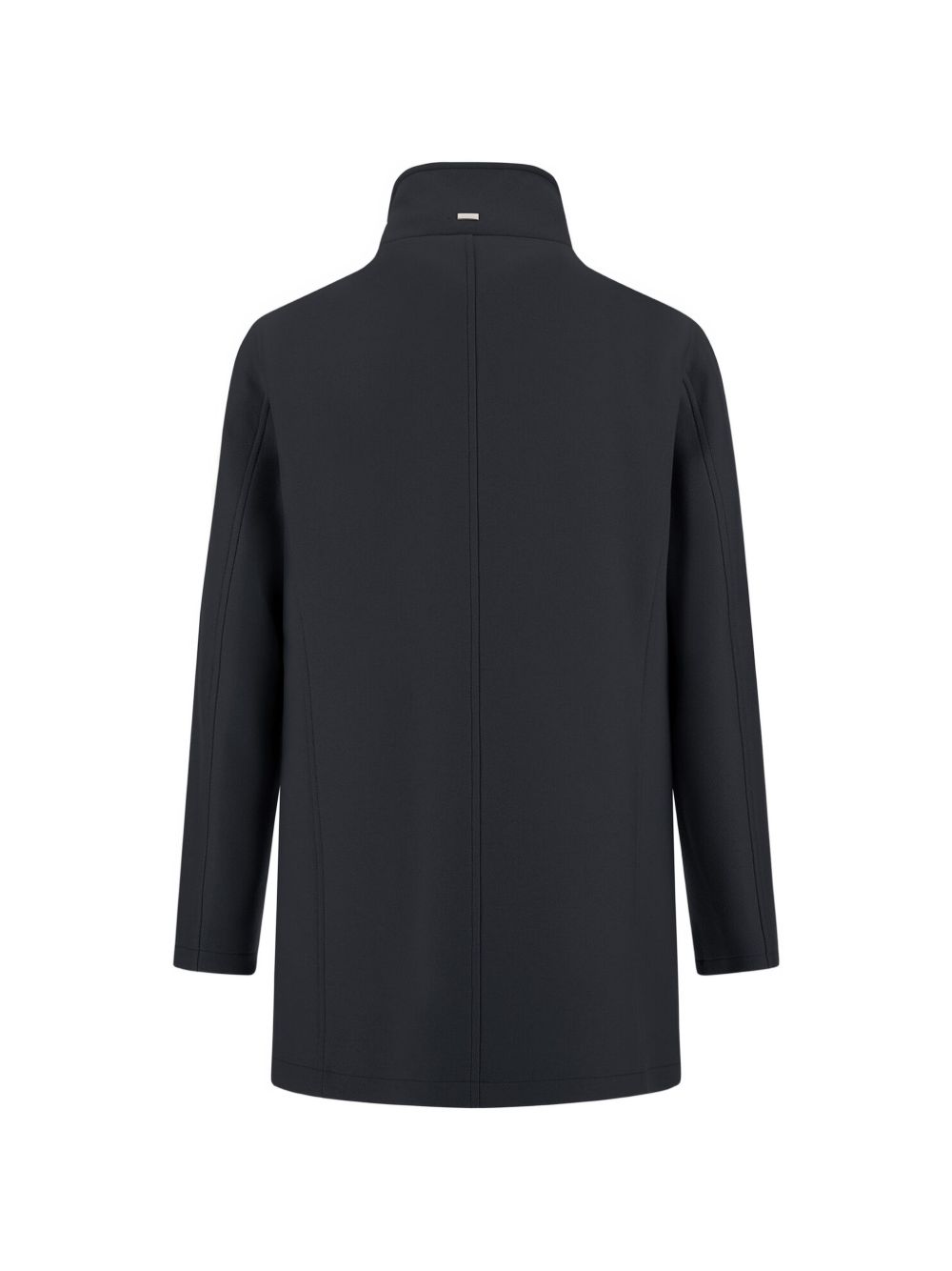 Cappotto blu navy monopetto 