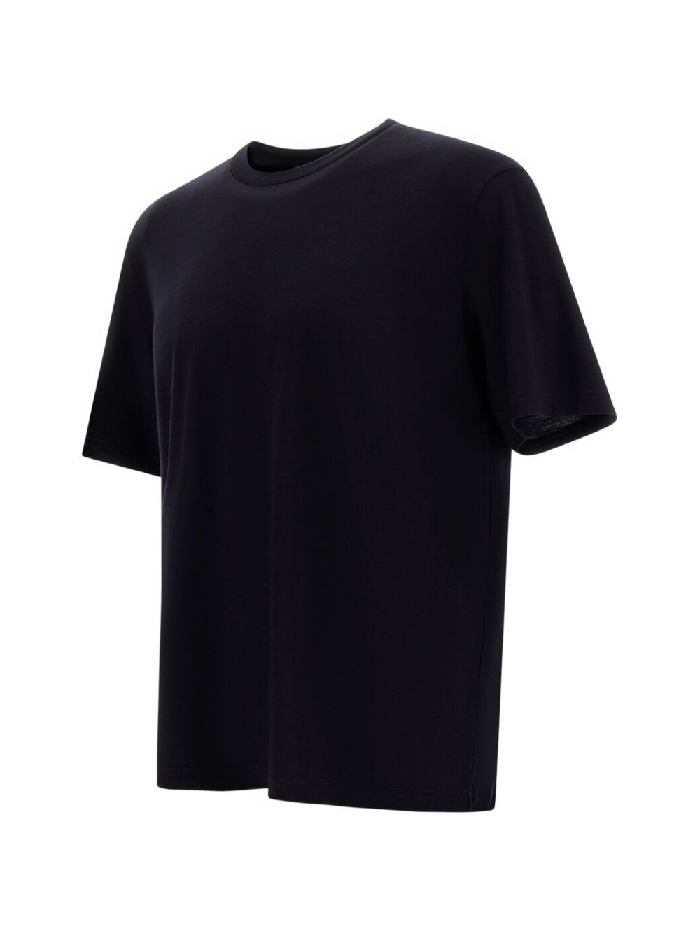 T-shirt blu Herno girocollo a maniche corte 