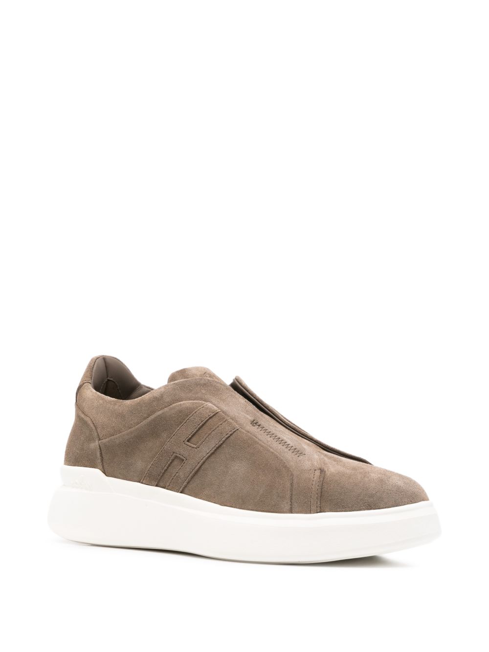 Sneakers beige senza lacci H580 