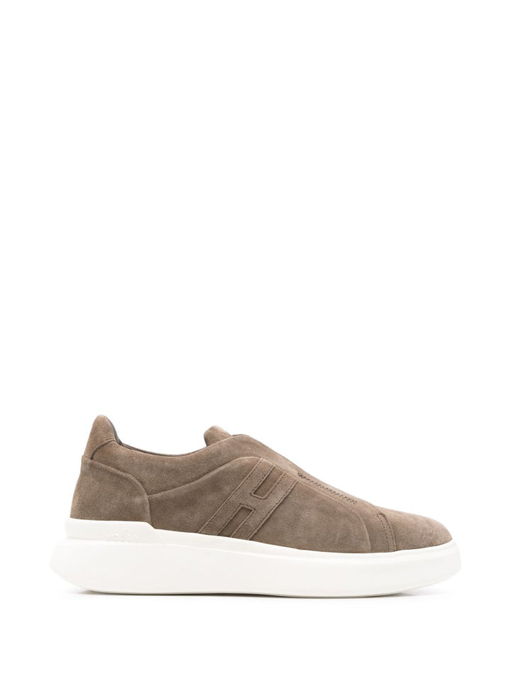 Sneakers beige senza lacci H580 