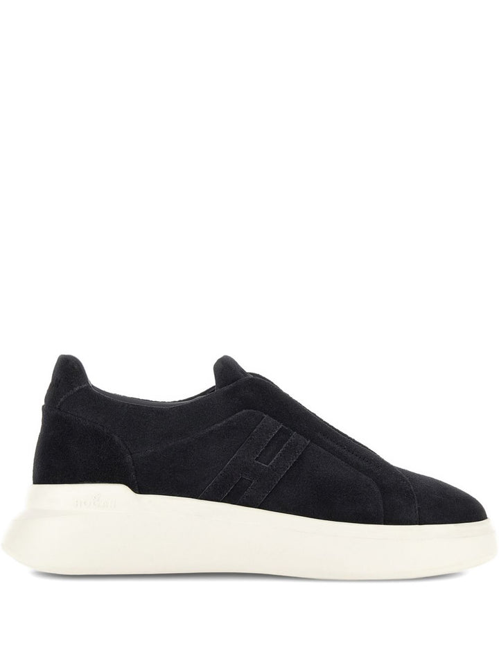 Sneakers blu senza lacci H580 
