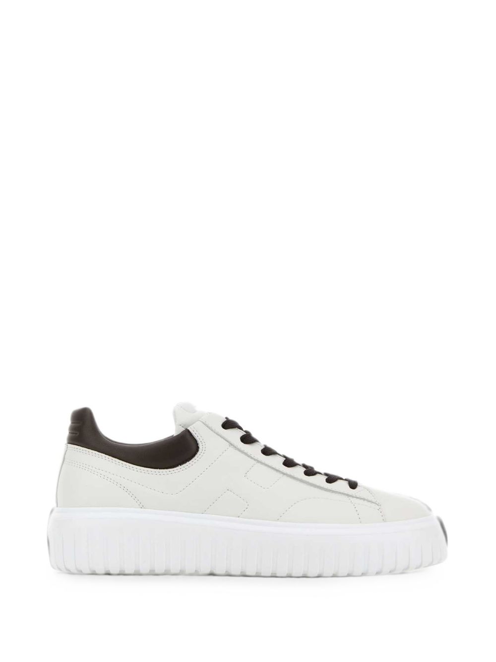 Sneakers bianche H-Stripes in pelle 