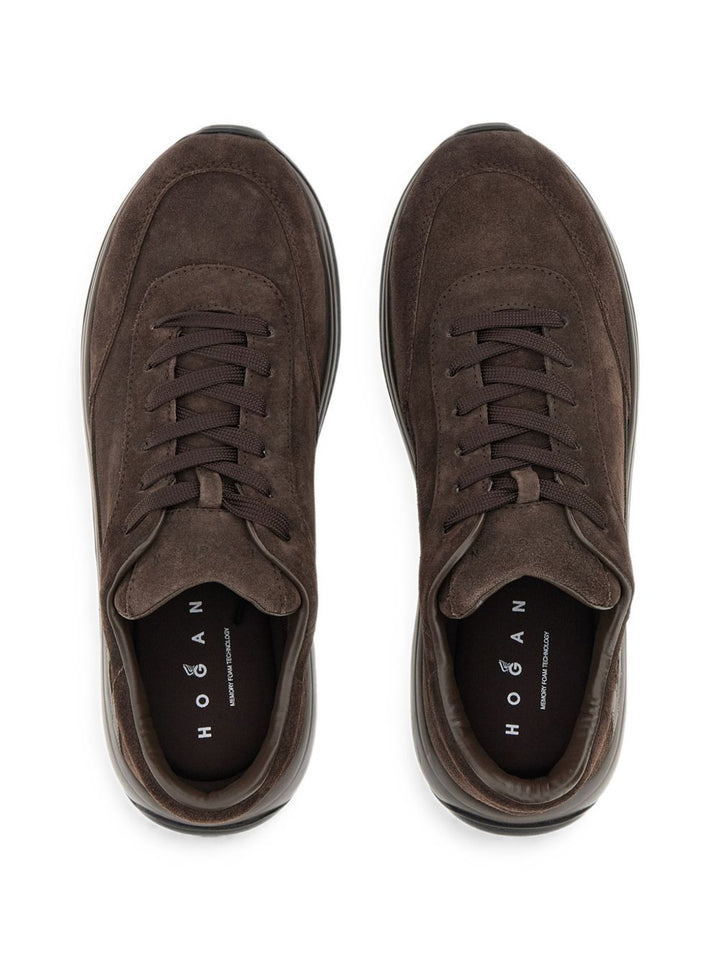 Sneakers marrone testa di moro H719 