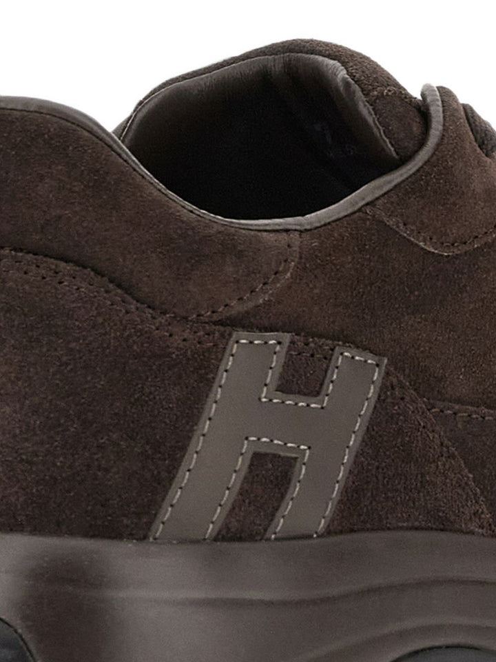 Sneakers marrone testa di moro H719 