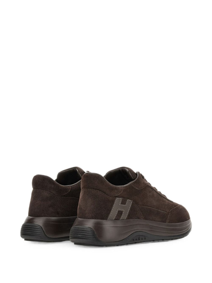 Sneakers marrone testa di moro H719 