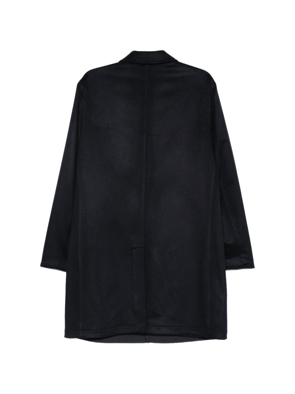 Cappotto blu navy reversibile in cashmere 