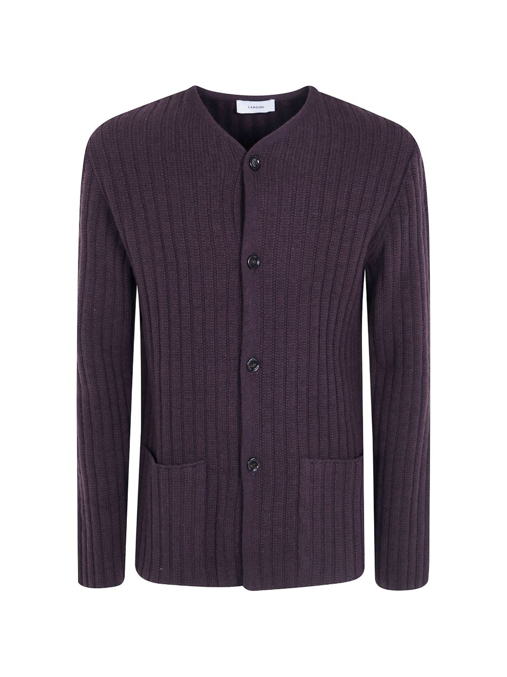 Cardigan Le Origini marrone a coste 