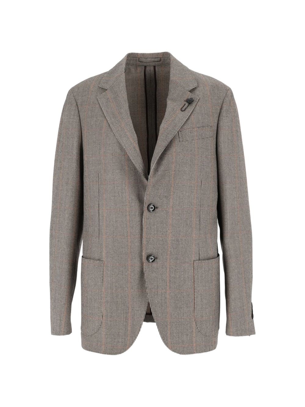 Blazer Roma Principe di Galles marrone/beige 
