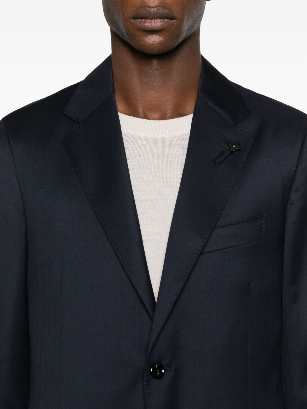 Abito monopetto blu navy 