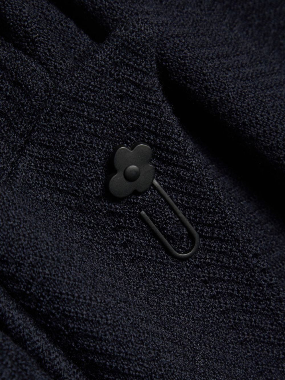 Cardigan blu in lana 