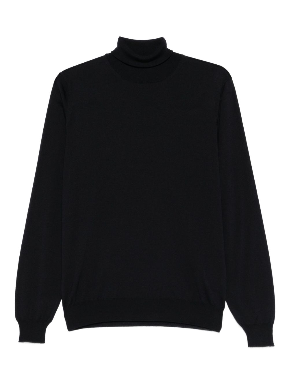 Maglione blu in lana vergine 