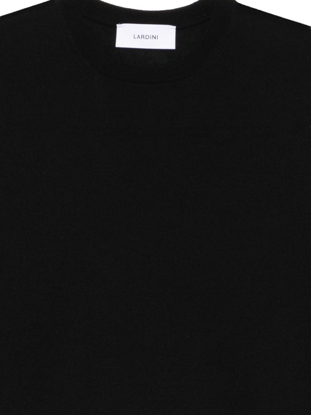 Maglione nero in lana vergine 