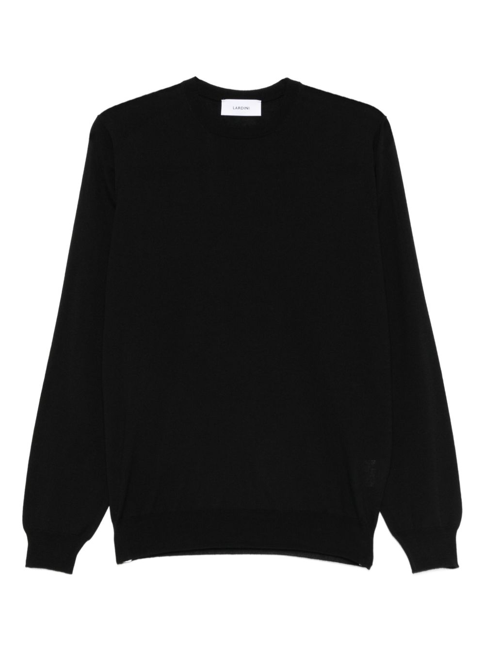Maglione nero in lana vergine 