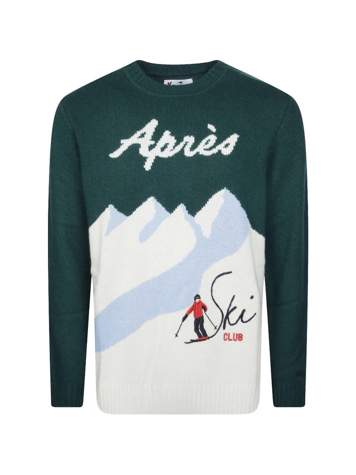 Maglione verde MC2 Saint Barth Après Ski 