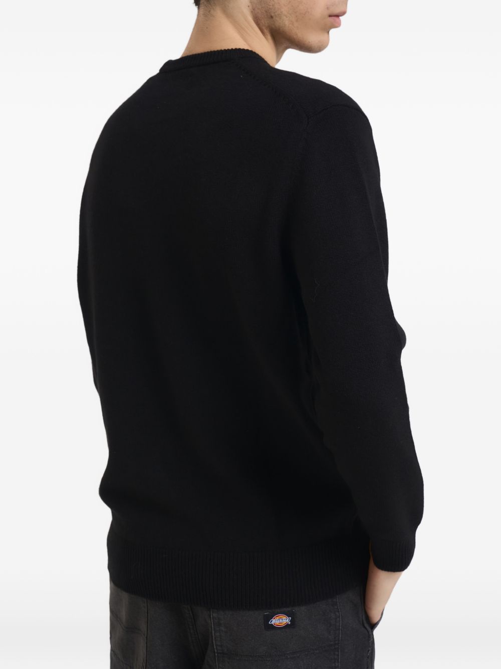 Maglione nero MC2 Saint Barth Heron Après-ski 