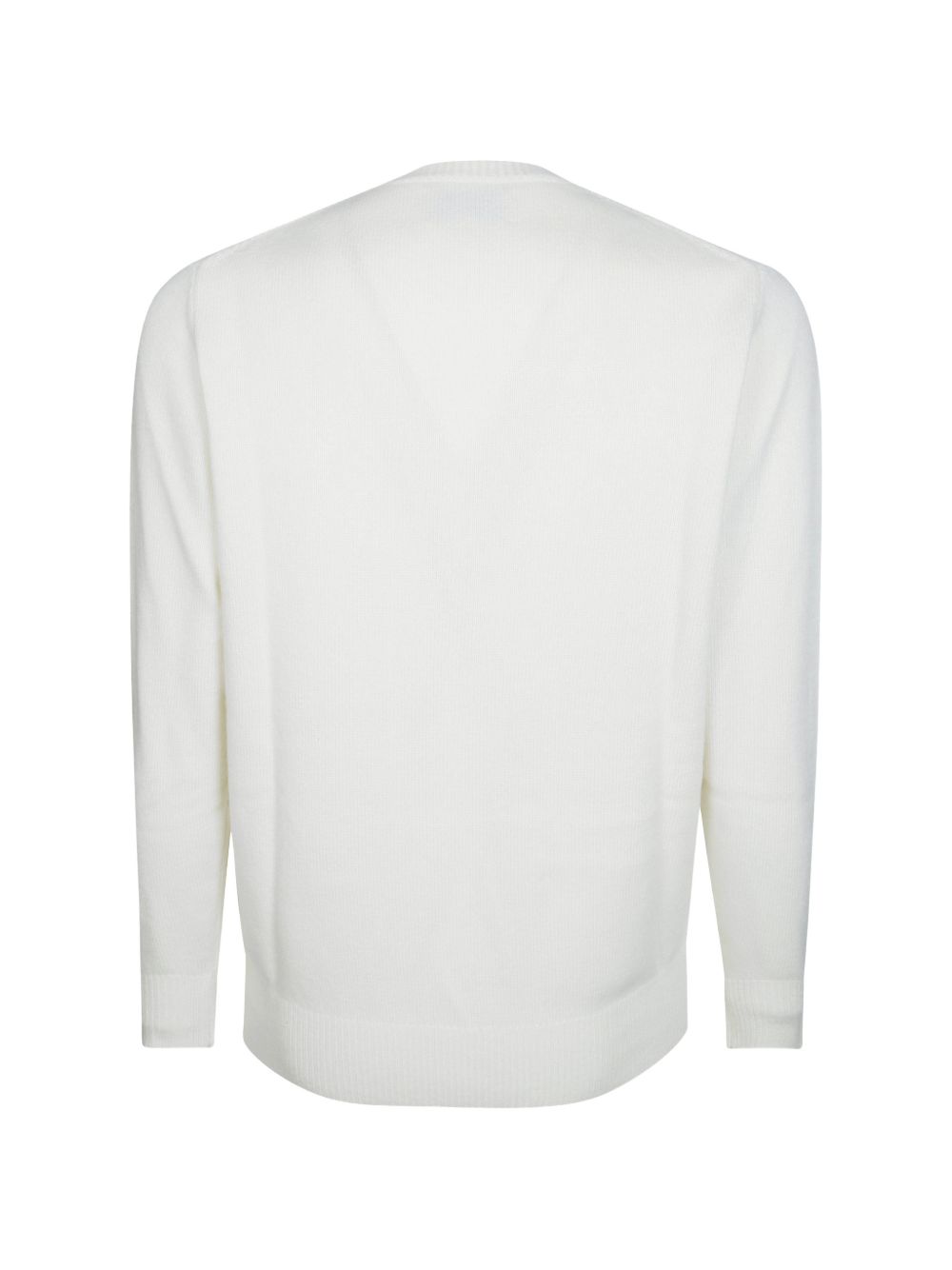 Maglione bianco MC2 Saint Barth con stampa grafica e ricami 