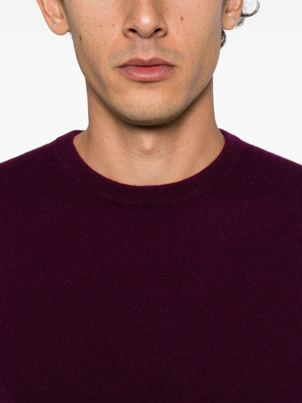 Maglione borgogna MC2 Saint Barth Regent in cashmere 
