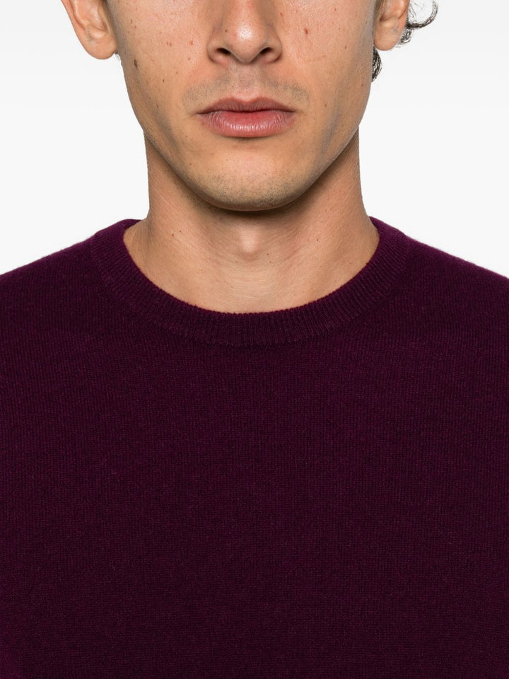 Maglione borgogna MC2 Saint Barth Regent in cashmere 