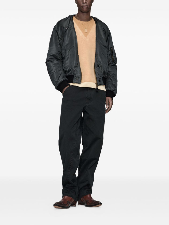 Bomber reversibile grigio scuro 