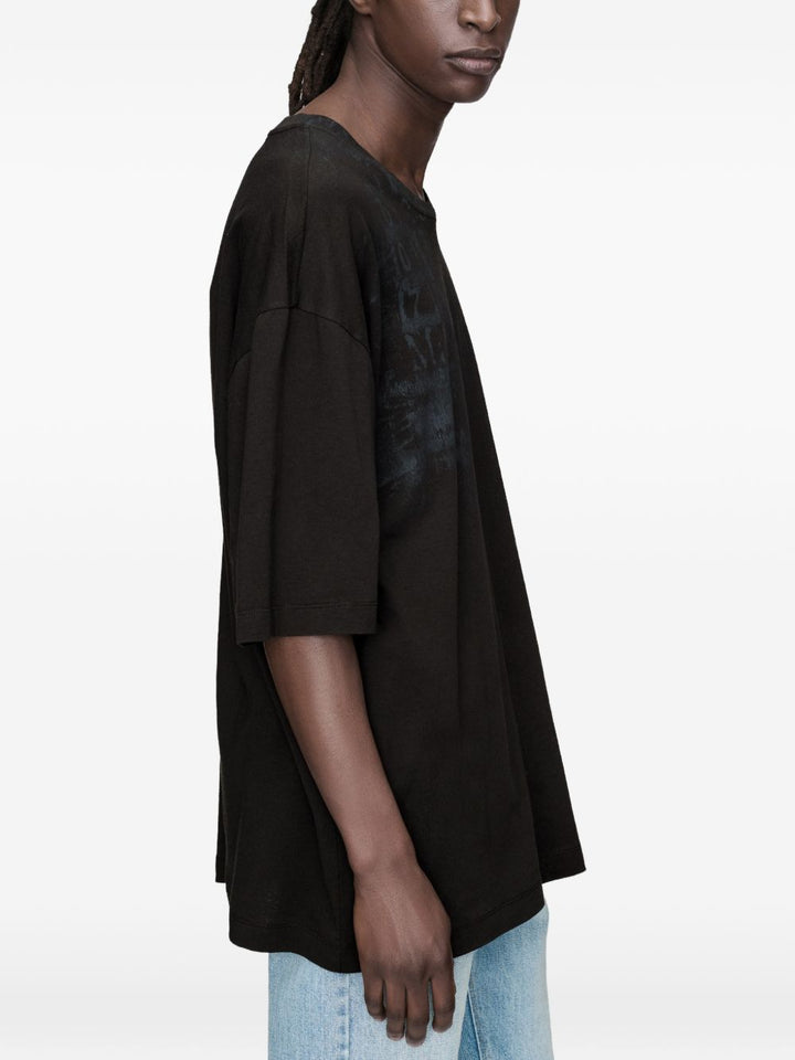 T-shirt nera Numeric oversize 