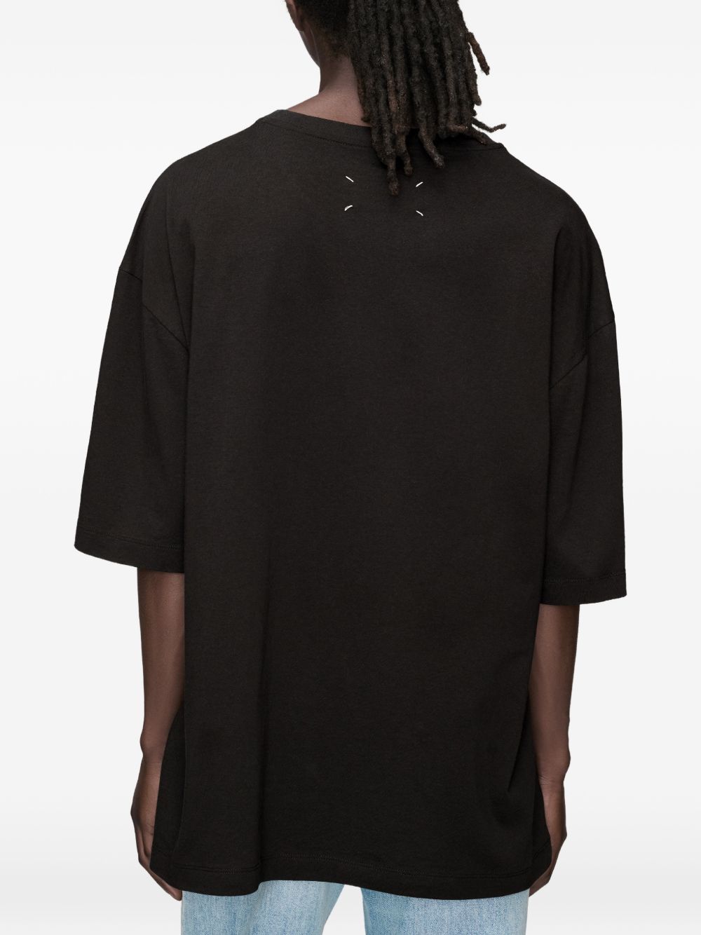 T-shirt nera Numeric oversize 