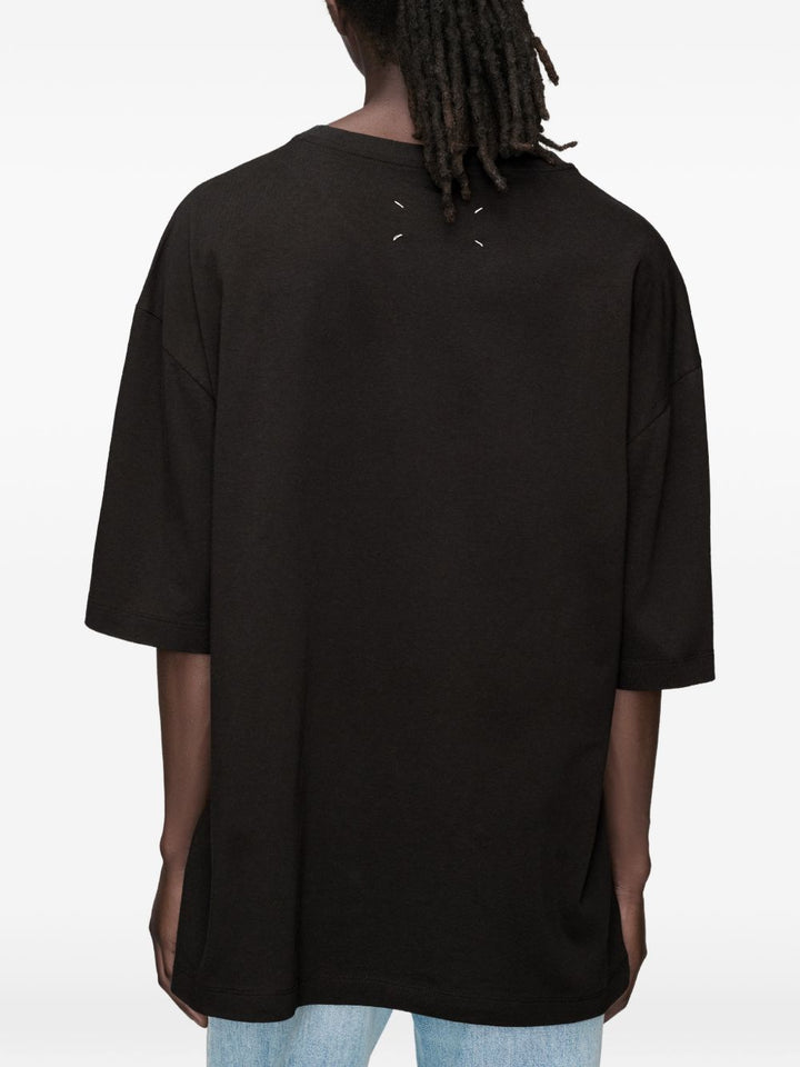 T-shirt nera Numeric oversize 