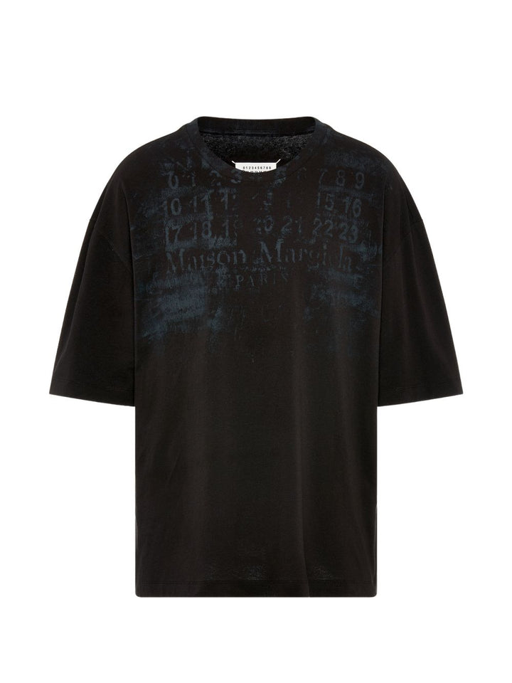 T-shirt nera Numeric oversize 