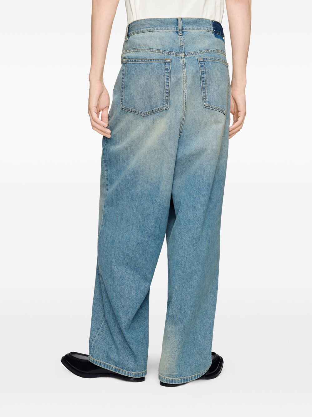 Jeans a portafoglio in denim 