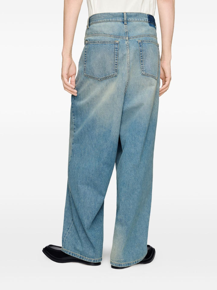 Jeans a portafoglio in denim 