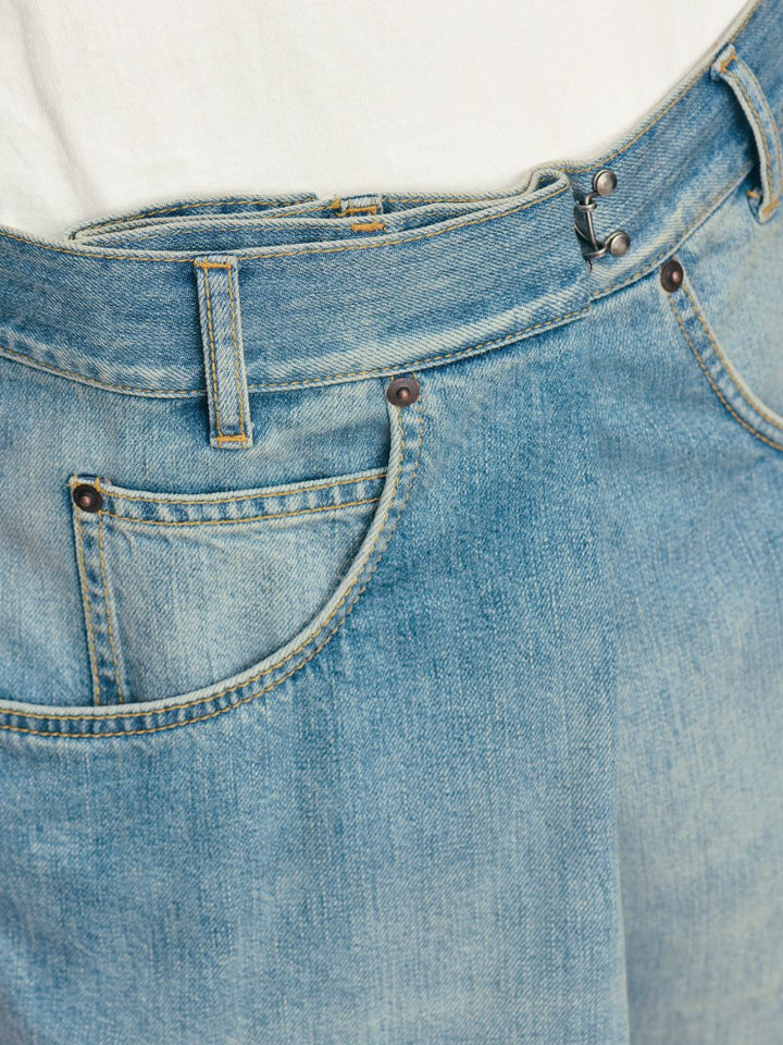 Jeans a portafoglio in denim 