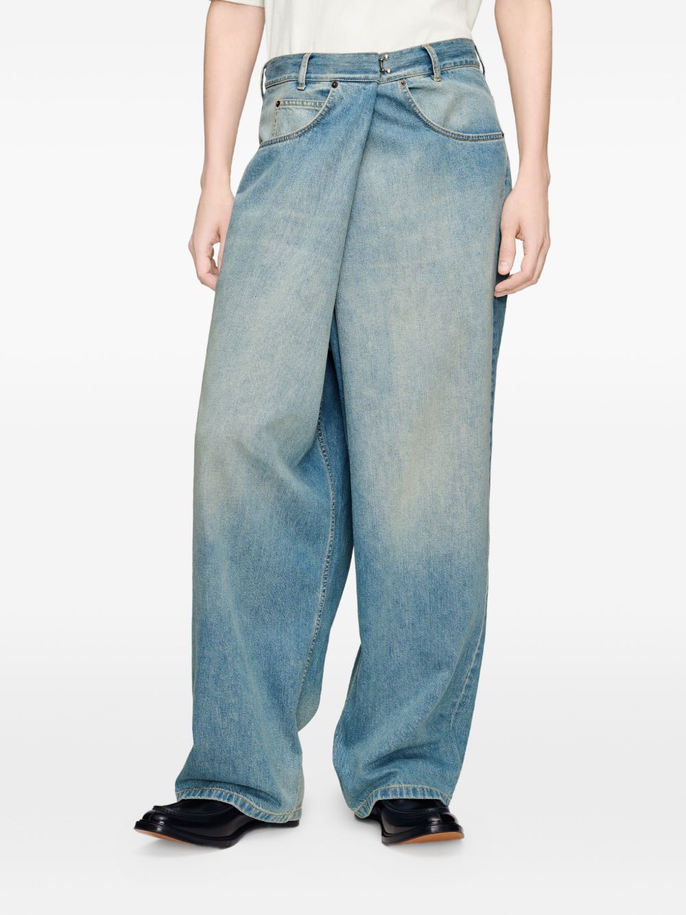 Jeans a portafoglio in denim 