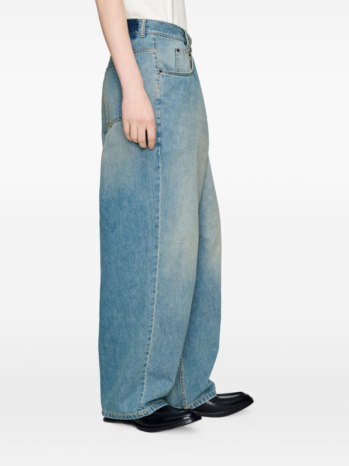 Jeans a portafoglio in denim 