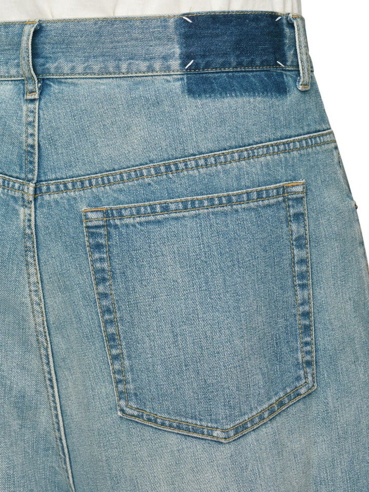 Jeans a portafoglio in denim 