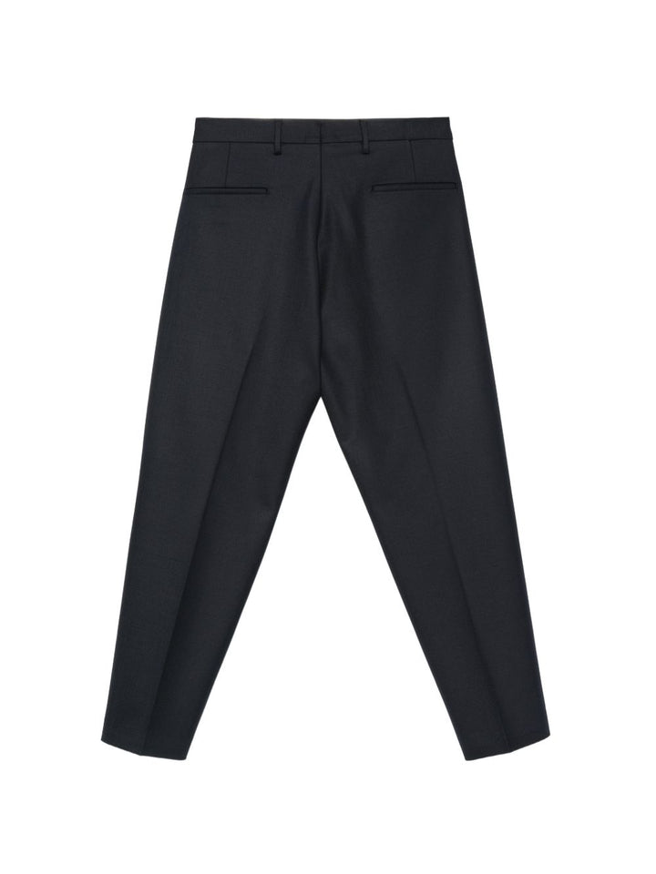 Pantaloni blu navy Freddy affusolati con pieghe 