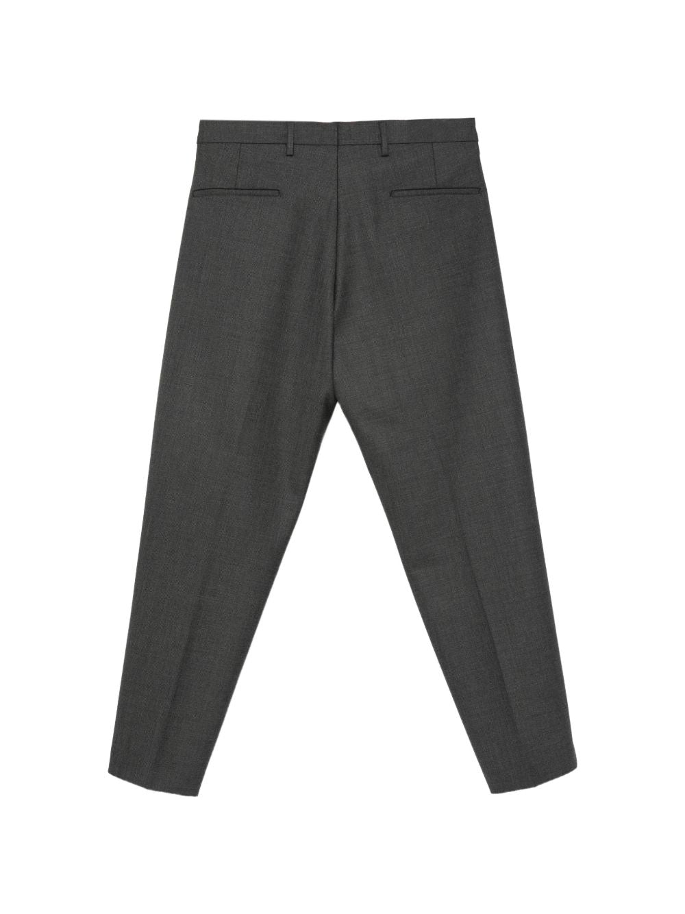 Pantaloni antracite Freddy affusolati con pieghe 
